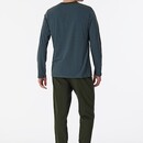 Schiesser Schiesser Pyjama Long petrol 180258 48/S