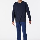 Schiesser Schiesser Pyjama long bleu nuit 180251 50/M