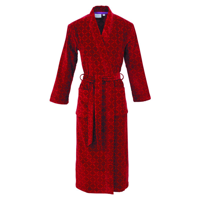 Carl Ross dames badjas 604100 dark red/deep red 36/38