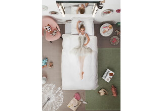 Snurk Ballerina Dekbedovertrek Wit 140x200/220