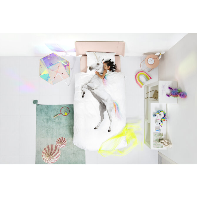 Snurk Housse de Couette Licorne 140x200/220 cm