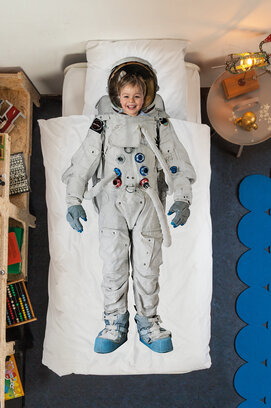 Snurk Astronaut Housse de couette 140x200/220 cm