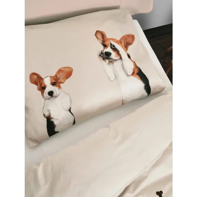 Snurk Beagle Friends Housse de couette 140x200/220 cm