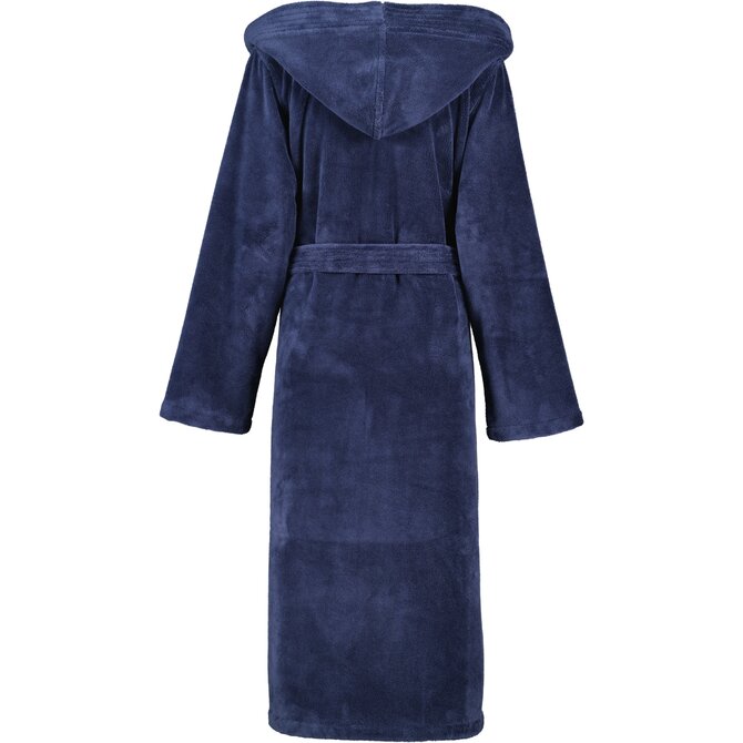 Cawö Badjas met capuchon 830 Doubleface  marine 48/50