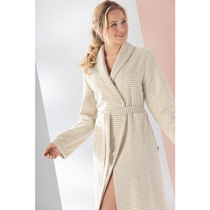 Cawö Peignoir avec col châle 5316 beige 36 Cawö Peignoir avec col châle 5316 beige 36