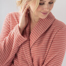 Cawö Cawö Peignoir avec col châle 5316 coral 36