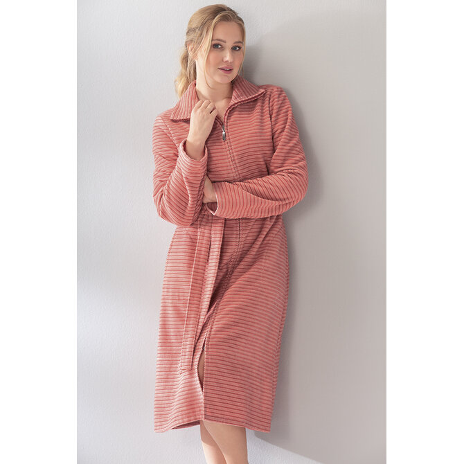 Cawö Peignoir avec fermeture éclair 5317 coral 46