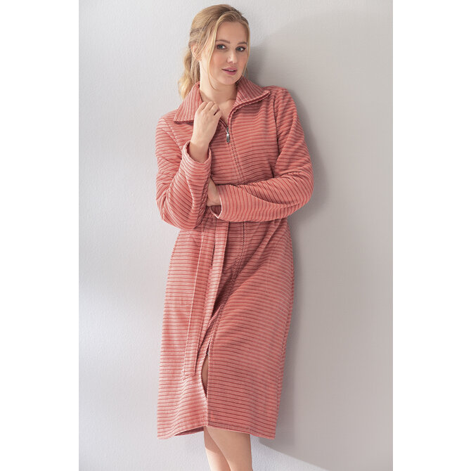 Cawö Peignoir avec fermeture éclair 5317 coral 44 Cawö Peignoir avec fermeture éclair 5317 coral 44
