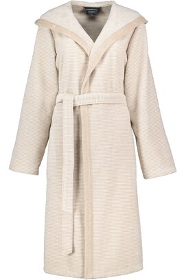 Cawö Badjas met capuchon 6425   natur 46