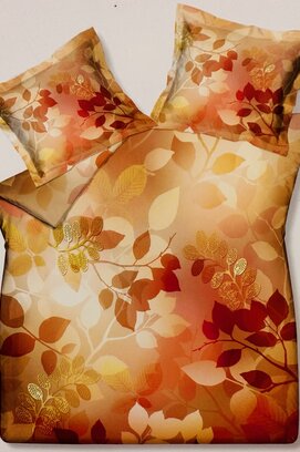 Vandyck Woodland Sat Housse de Couette rouge Lits-jumeaux (240x200/220)