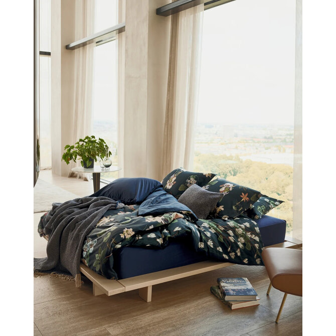 Housse de couette Vandyck Green Fever Lits-jumeaux (240x200/220) encre bleue