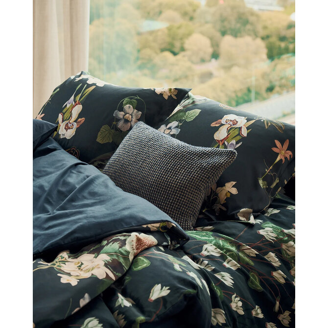 Housse de couette Vandyck Green Fever Lits-jumeaux (240x200/220) encre bleue