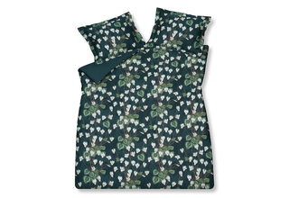 Housse de couette Vandyck Green Fever 2 personnes (200x200/220) encre bleue