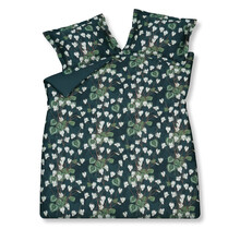 Vandyck Green Fever Housse de Couette 1 personne (140x200/220) encre bleue