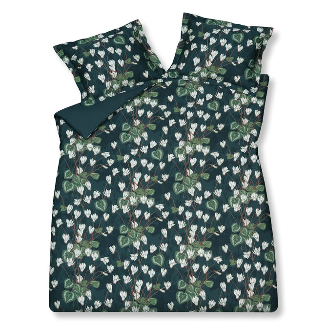 Vandyck Green Fever Housse de Couette 1 personne (140x200/220) encre bleue