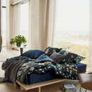 Vandyck Vandyck Green Fever Housse de Couette 1 personne (140x200/220) encre bleue