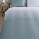 Silvana Silvana housse de couette Elena - Bleu gris 240x200/220 cm