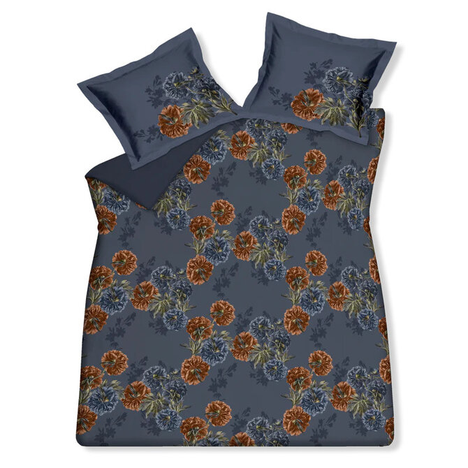 Vandyck Midnight Hour Housse de couette 2 personnes (200x200/220) encre bleue