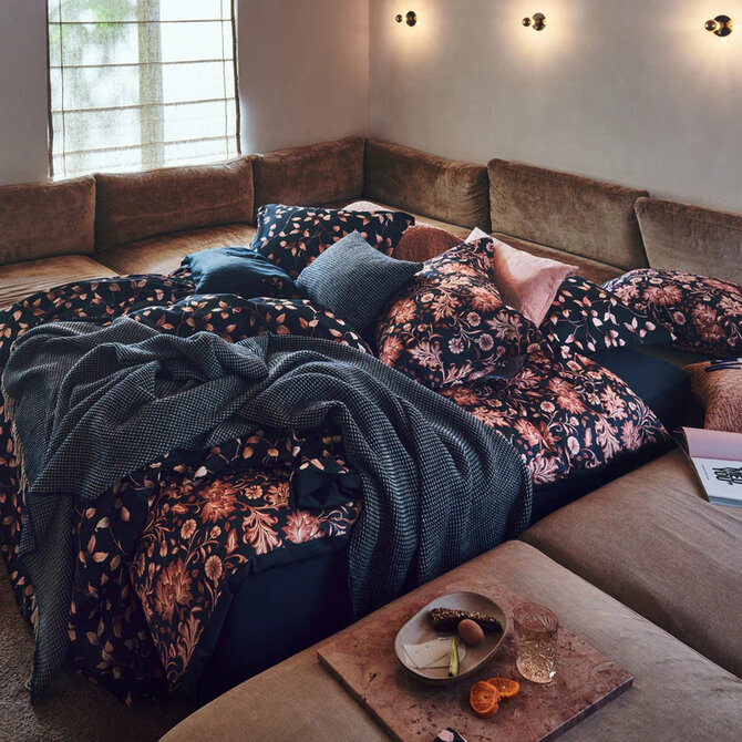 Vandyck Inspiring Taie d'oreiller (60x70) encre bleue