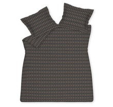 Vandyck Bouncing Dekbedovertrek 2-persoons (200x200/220) off black