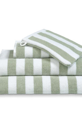 Vandyck Verona Stripes Serviette de douche 70x140 smoke green