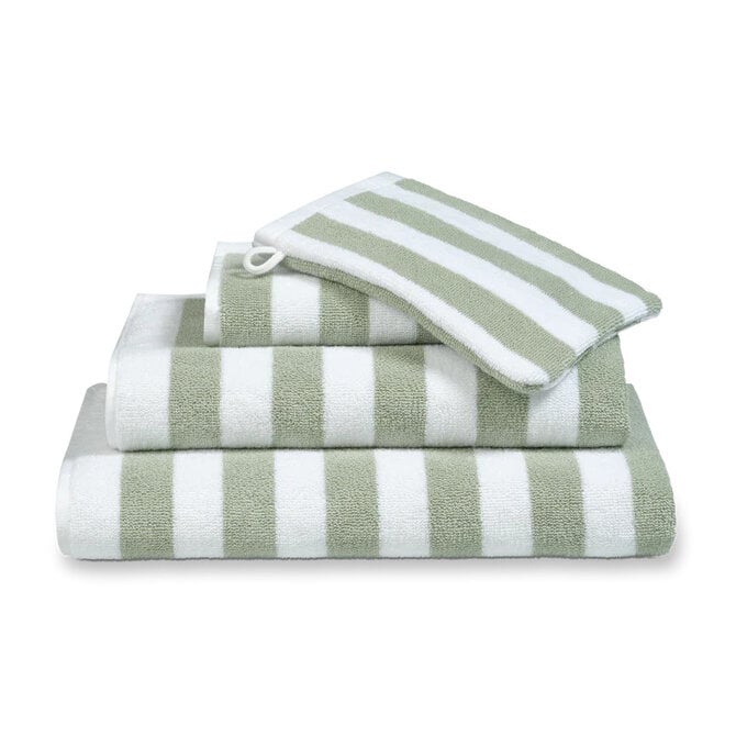 Vandyck Verona Stripes Douchelaken 70x140 smoke green