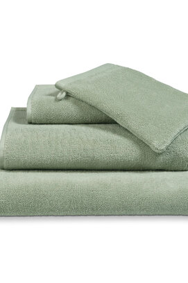 Vandyck Verona Plain Serviette de Douche 70x140 vert fumée