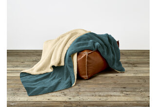 De Witte Lietaer Laya Plaid L petrol