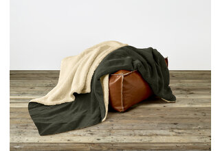 De Witte Lietaer Laya Plaid L khaki