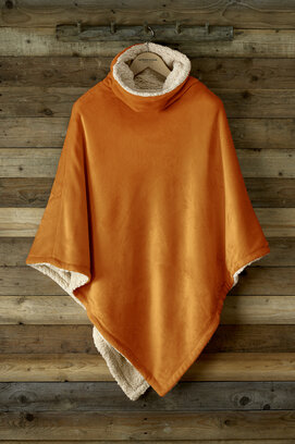 De Witte Lietaer Ganges Teddy Poncho copper