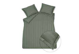 Vandyck Purity 86 Stripe Dekbedovertrek 1-persoons (140x200/220) sage green
