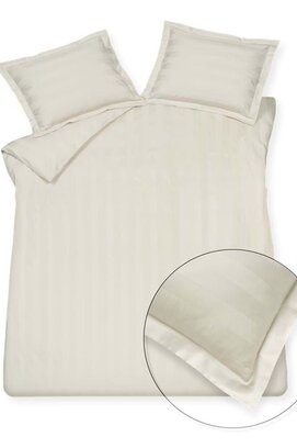 Vandyck Purity 86 Stripe Duvet Cover Lits-jumeaux (240x200/220) cream tan