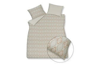 Vandyck Pure 74 Yarn Dyed Housse de Couette 2 personnes (200x200/220) pierre