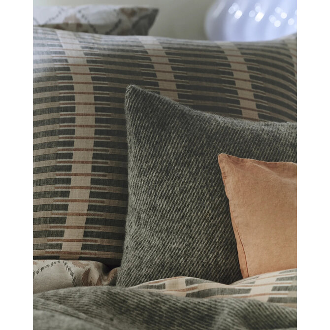 Vandyck Pure 73 Yarn Dyed Kussensloop (60x70) stone