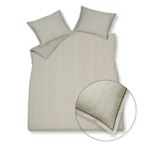 Vandyck Pure 72 Housse de coussin en lin/coton (60x70) gris froid