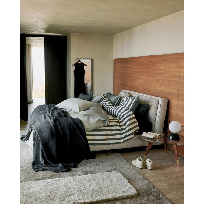 Vandyck Pure 72 Linen/Cotton Dekbedovertrek Lits-jumeaux (240x200/220) coolgrey Vandyck Pure 72 Linen/Cotton Dekbedovertrek Lits-jumeaux (240x200/220) coolgrey