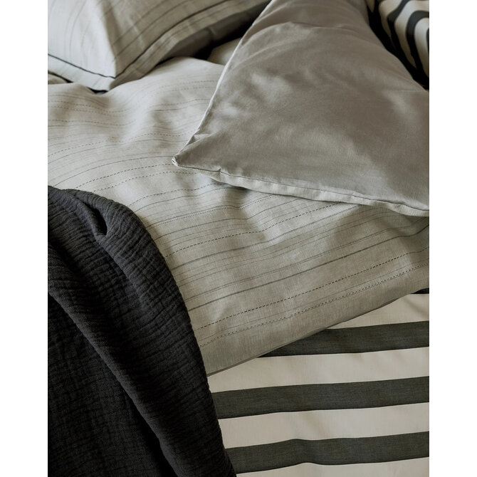 Vandyck Pure 72 Linen/Cotton Dekbedovertrek Lits-jumeaux (240x200/220) coolgrey Vandyck Pure 72 Linen/Cotton Dekbedovertrek Lits-jumeaux (240x200/220) coolgrey
