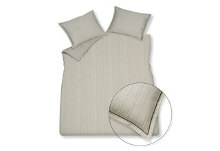 Vandyck Pure 72 Housse de Couette en Lin/Coton 1 personne (140x200/220) gris froid