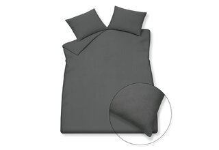 Vandyck Pure 66 Housse de Coussin en Coton Chanvre (60x70) noir délavé