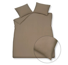 Vandyck Pure 66 Housse de Couette en Coton Chanvre 1 personne (140x200/220) taupe