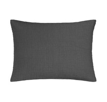 Vandyck Pure 68 G.Dyed Taie d'oreiller (40x55) noir cassé