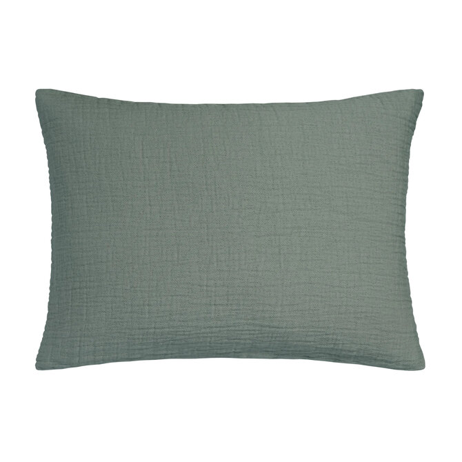 Vandyck Pure 68 G.Dyed Taie d'oreiller (40x55) vert sauge