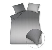 Vandyck Home Milano Housse de Couette 2 personnes (200x200/220) noir délavé