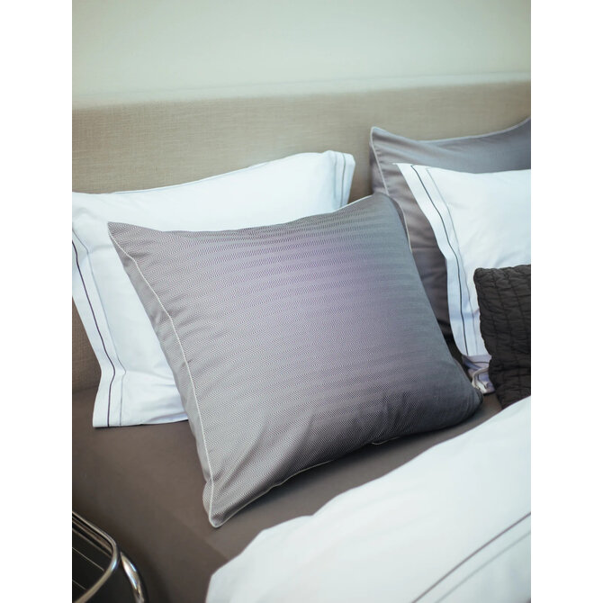 Vandyck Home Milano Housse de Couette 2 personnes (200x200/220) noir délavé