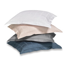 Vandyck Home 78 Check 300Tc Dekbedovertrek powder 2-persoons (200x200/220)