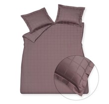 Vandyck Home 78 Check 300Tc Housse de Couette Lits-jumeaux XL (260x240) moonscape