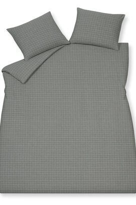 Vandyck Flanel Gotenburg Dekbedovertrek Lits-jumeaux (240x200/220) grey