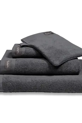 Vandyck Home Towel Uni Handdoek 60x110 off black