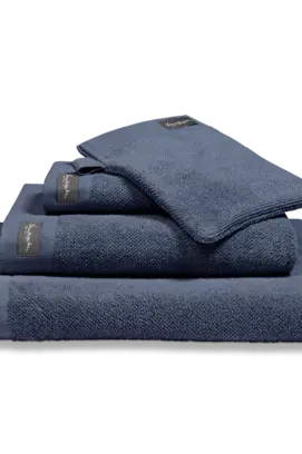 Vandyck Home Towel Uni Serviette de bain 90x180 bleu encre