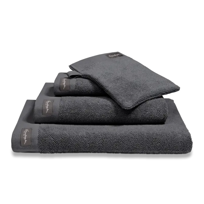 Vandyck Home Towel Uni Serviette de bain 90x180 off black